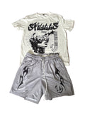 T shirt and shorts
