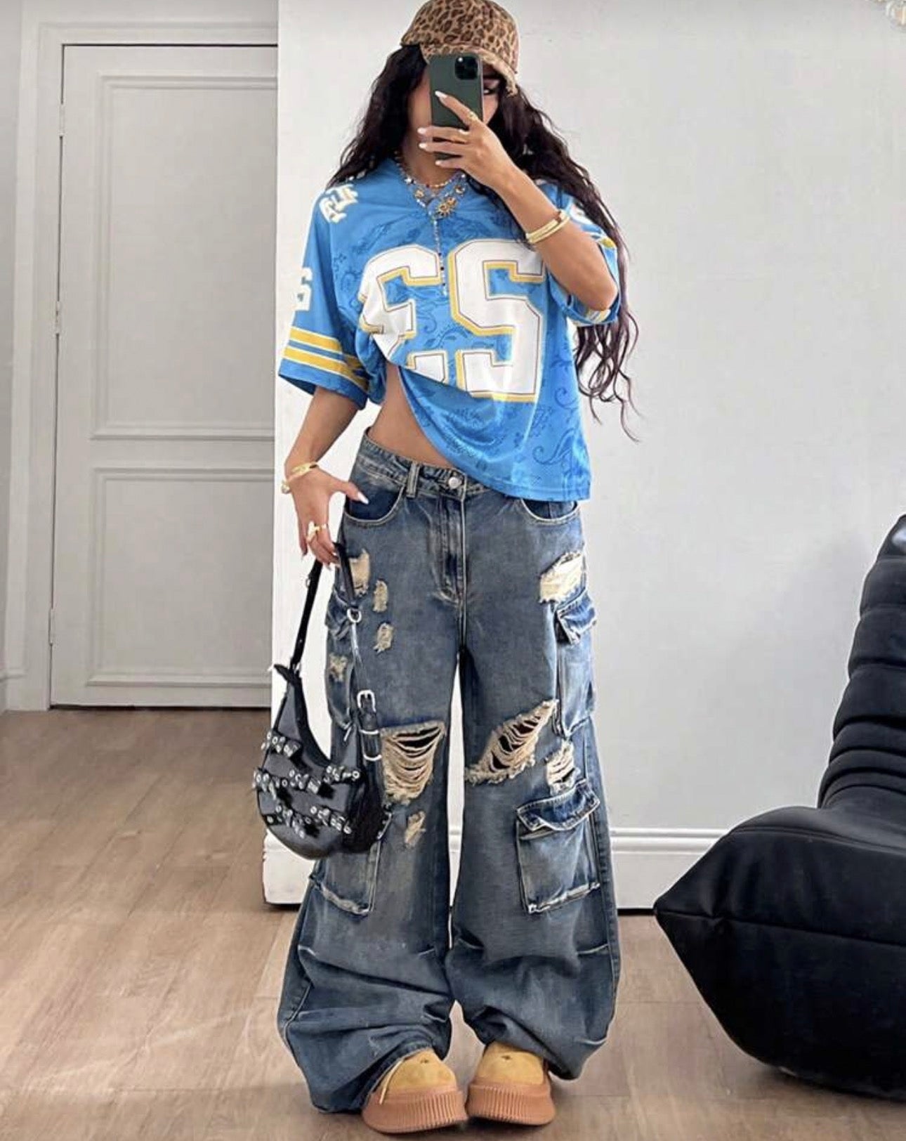 Coolane Women's Summer Style
Streetwear Rave Vintage Athleisure Grunge Breathable Mesh Graphics Oversized Jersey