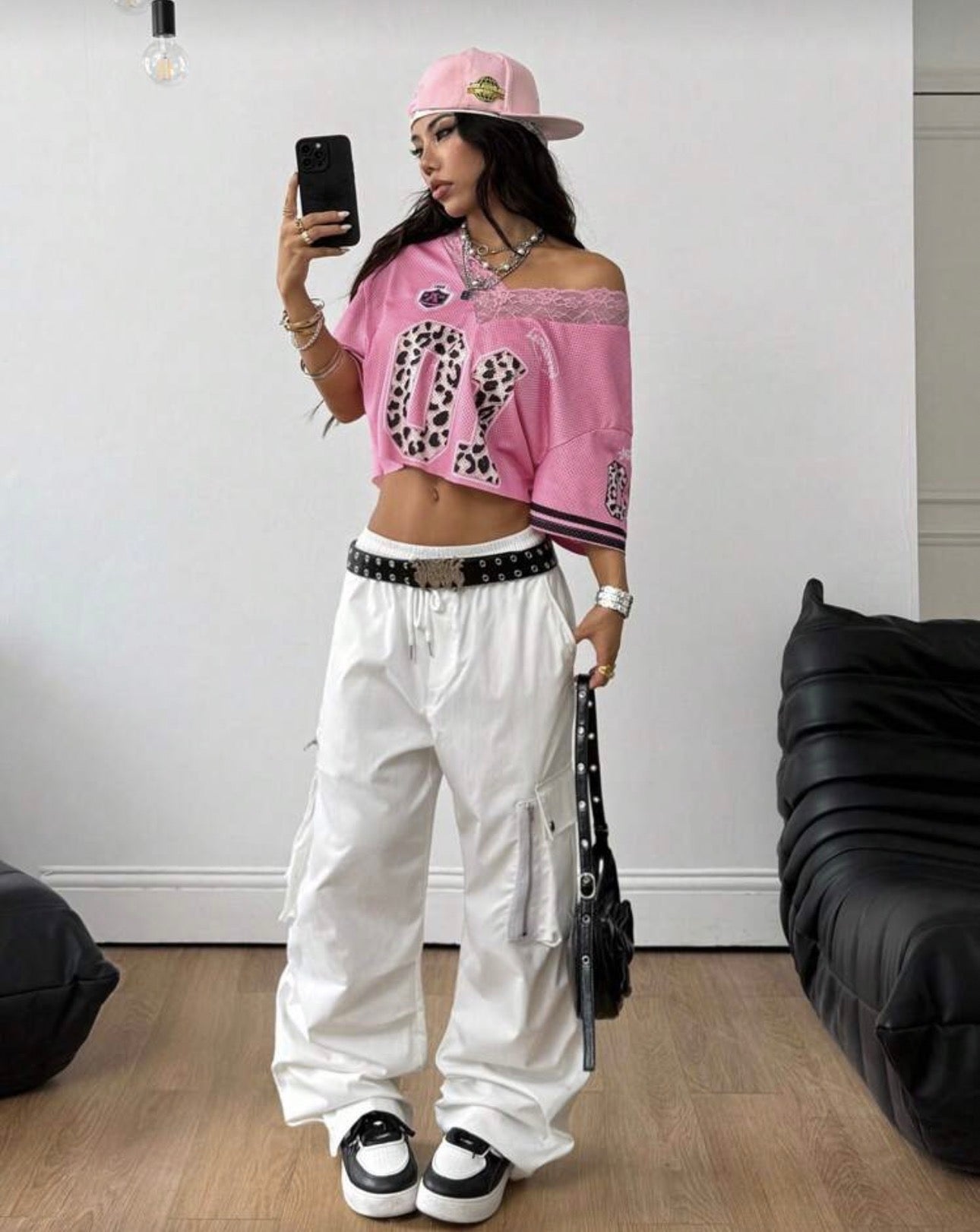 Coolane Women's Summer Style
Streetwear Rave Vintage Athleisure Grunge Breathable Mesh Graphics Oversized Jersey